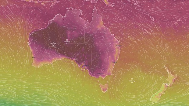 Parts of Australia are likely to be hit by thunderstorms in the next few days.