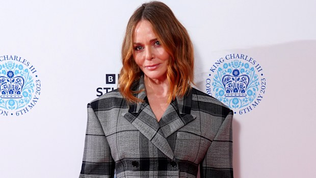 Stella McCartney backstage at the Coronation Concert held in the grounds of Windsor Castle, Berkshire, to celebrate the coronation of King Charles III and Queen Camilla. Picture date: Sunday May 7, 2023. PA Photo. See PA story ROYAL Coronation. Photo credit should read: Ian West/PA Wire