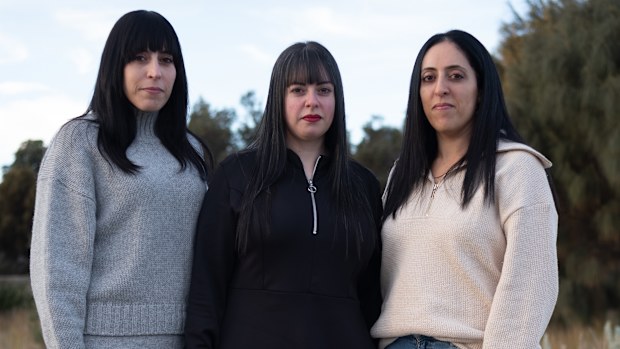 Dassi Erlich, Elly Sapper and Nicole Meyer in Revealed - Surviving MalkaLeifer on Stan 
