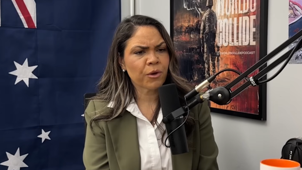 Jacinta Price appeared on the Two Worlds Collide podcast. 