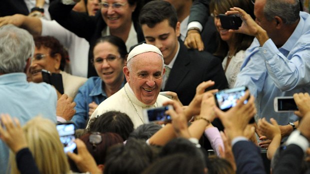 During the Pope's visit to the US events will take on airport-style security measures, including a ban on backpacks, airspace restrictions and screening checkpoints. (AAP)