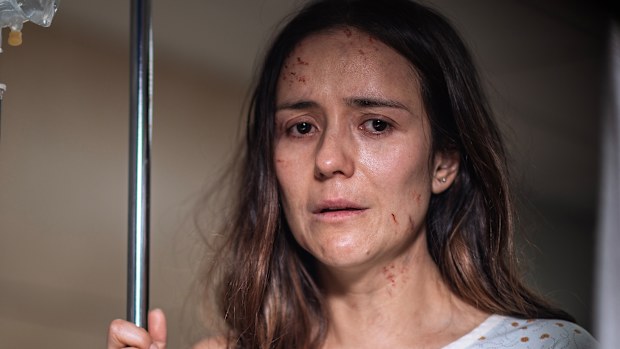 Catalina Sandino Moreno as Tabitha in From on Stan.