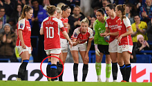 Arsenal Women were forced to wear Chelsea socks after a bizarre kit clash in the WSL.