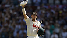 Travis Head after scoring his century. 
