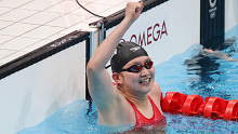 Li Bingjie at the Tokyo Olympics.