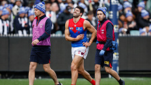 Petracca was helped off in agony.