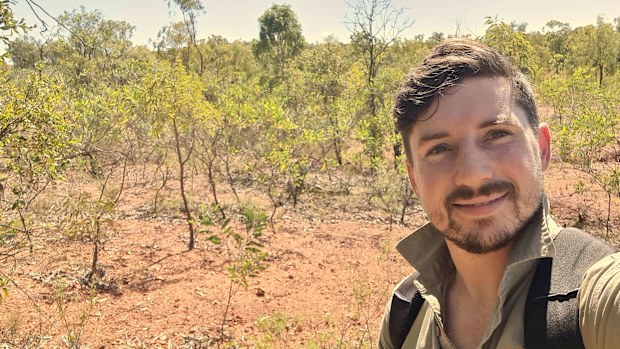 Dr Jeremy Wilson in the field.
