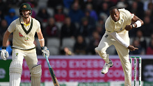 Jofra Archer bowling during the 2019 Ashes. 