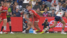Felise Kaufusi's shot on Tom Duffy