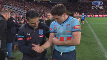 Mitchell Moses suffers bicep injury.