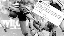 Darryl Brohman (pictured) is filthy at Les Boyd's Hall of Fame induction.