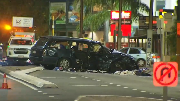 A car crash in Adelaide.