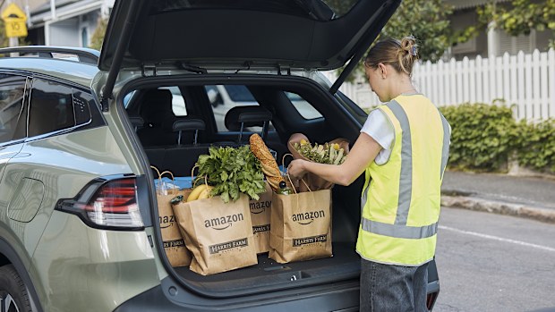Amazon Australia now delivers Harris Farm groceries - but only in one city.