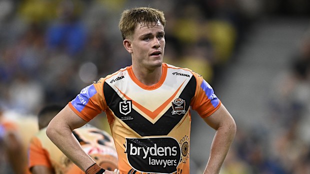 Wests Tigers young gun Lachlan Galvin.