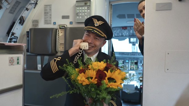 The moment Captain Hanc proposed