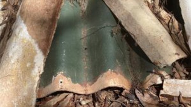 Asbestos roofing material was found dumped at Queensland's Cherbourg Forest Reserve.