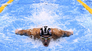 <strong>MICHAEL PHELPS' GOLDEN FAREWELL&nbsp;</strong>