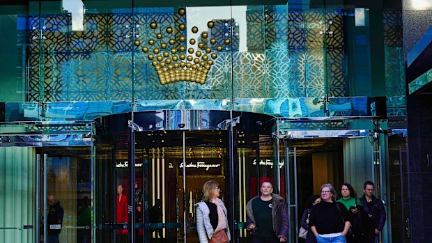 Generic photos of Crown casino in Melbourne on Friday 16 June 2023. Photo Luis Enrique Ascui