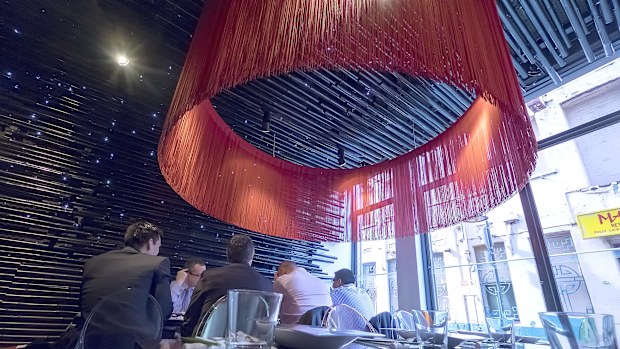 Inside Gingerboy, one of Teage Ezard's most well-known restaurants in Melbourne.