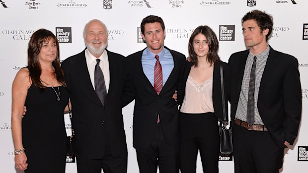 Nick Reiner, right, has been arrested in relation to the deaths of his parents Rob and Michelle Reiner.