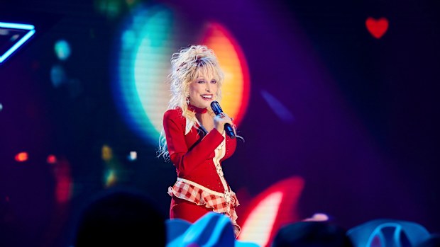 Dolly Parton is seen on Dolly Parton's Pet Gala in Nashville, on January 30.