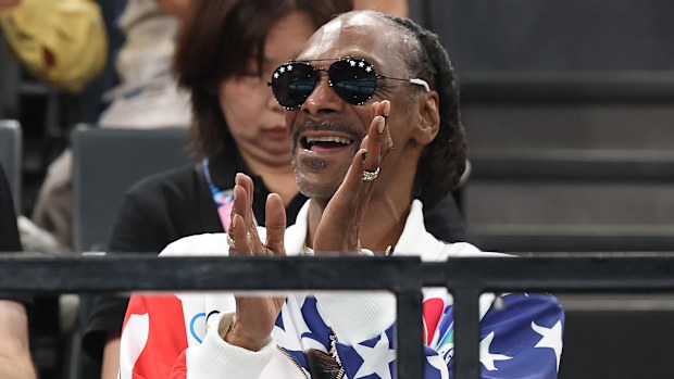 Snoop Dogg was also there to support Team USA.