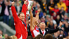 John Longmire coached the Swans to a flag in 2012.
