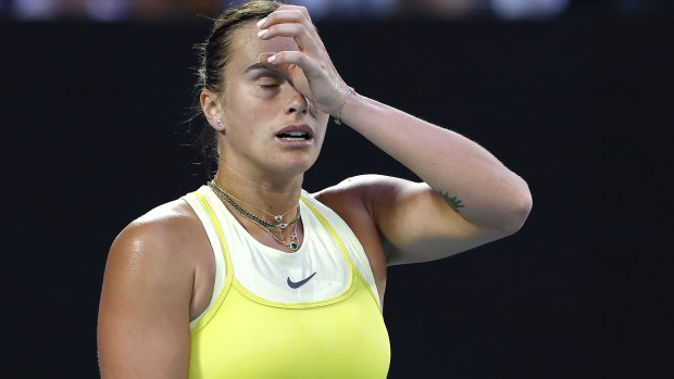 Australian Open 2025: Aryna Sabalenka sobs and smashes racquet after losing  the women's singles final to Madison Keys, reaction video | Nine.com.au