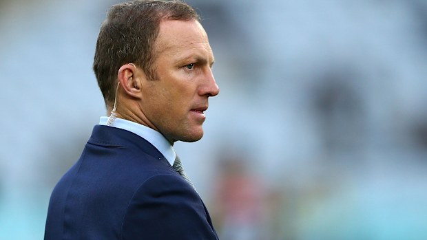 Darren Lockyer during the NRL Elimination Final match between the Panthers Panthers and the New Zealand Warriors at ANZ Stadium on September 8, 2018 in Sydney, Australia.