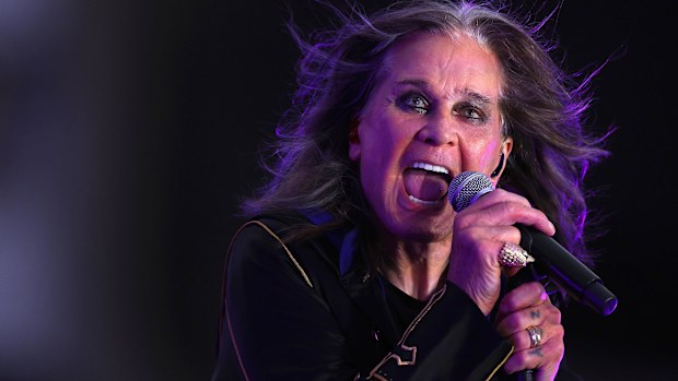 Ozzy Osbourne performs during half-time of the 2022 NFL season opening game between the Buffalo Bills and the Los Angeles Rams at SoFi Stadium on September 08, 2022 in Inglewood, California. 