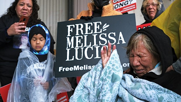 Seventy-seven-year-old Esperanza Treviño mother of Melissa Lucio pleas to the public for Ms Lucio to be released from death row. 