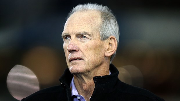 Wayne Bennett at Hunter Stadium.