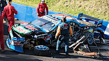 <p>Unsurprisingly, the car was completely destroyed. Once it was stripped of anything salvageable, the shell sat in the team's workshop for several years.</p><p>Once slated to be demolished entirely, the shell was saved by the National Motor Racing Museum, where it remains on display today.</p>
