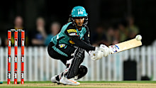 Jemimah Rodrigues of the Heat bats.