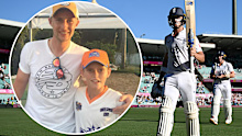 Jacob Bethell's maiden Test ton was inspired by a meeting with Joe Root many years earlier.