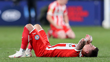 Jamie Maclaren of Melbourne City looking dejected after his side's defeat in their 2019-20 A-League grand final against Sydney FC.