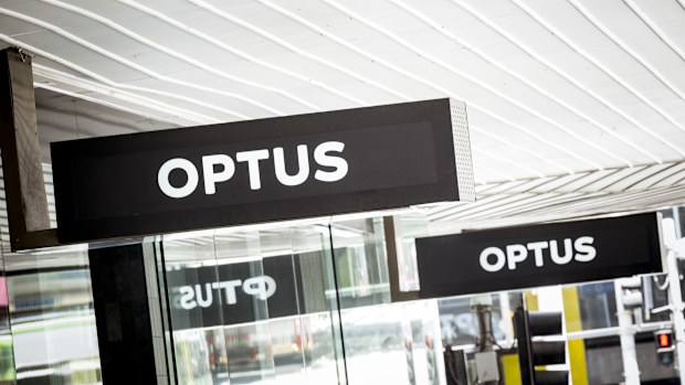 The Burke Street Optus store.