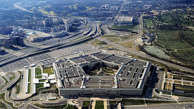 Pentagon was locked down  due to a "shooting event" that happened outside the building on a bus platform.