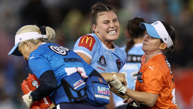 Women's State of Origin 2024: Jess Sergis emotional post-game interview ...