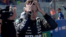 George Russell of the UK was disqualified after winning in Belgium.