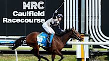 Jockey Harry Coffey celebrates his win.