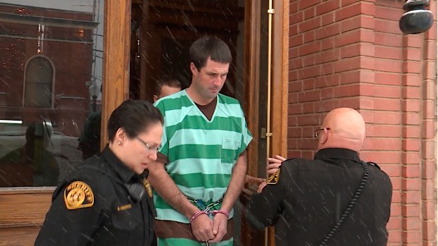 Patrick Frazee leaves the Teller County District Court (Chappin Everett/The Gazette via AP, File)