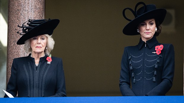 Queen Camilla and Catherine, Princess of Wales