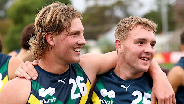 AFL Ulusal Akademisi'nden Oliver Greeves ve Koby Evans