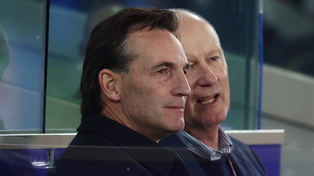 AFL chief Andrew Dillon, and commissioner Richard Goyder.