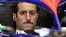 Daniel Ricciardo sits in his RB01 ahead of the Miami Grand Prix.