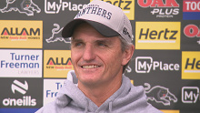 Ivan Cleary during his press conference. 