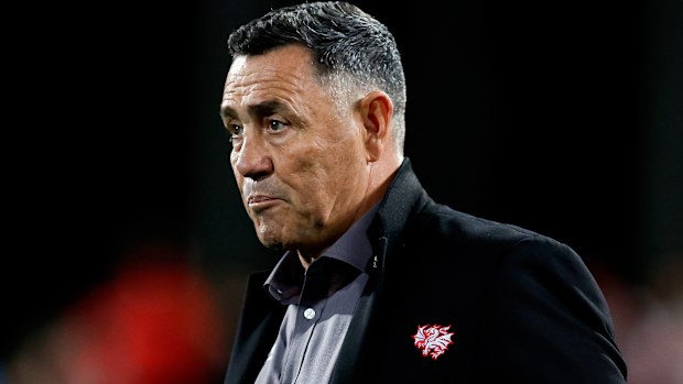 Dragons coach Shane Flanagan.