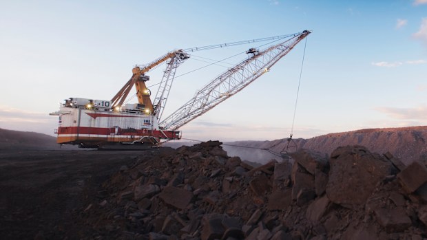 BHP mining in Queensland's Bowen Basin. 