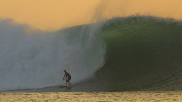 An archive picture of a surfer at Scar Reef. Picture: Supplied